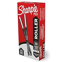 Sharpie 0.7 mm Arrow Point Rollerball Pen, Black (Box of 12)