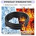 10 Ft Car 5/8 Heater Hose with ID 16mm & OD 24mm,Straight Car Coolant Hose for Water/Coolants/Antifreeze,Essential Cars Coolant Radiator Hoses with Clamps Cars Accessories