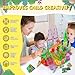 SKTMYY Magnetic Tiles Dinosaur Toys Set with Dinosaur Forest Theme, Including Dinosaur Magnetic Toys & Eggs, Plants, Volcano – Building Toys for Kids Ages 4-8, STEM Toys for 3+ Year Old Boys & Girls