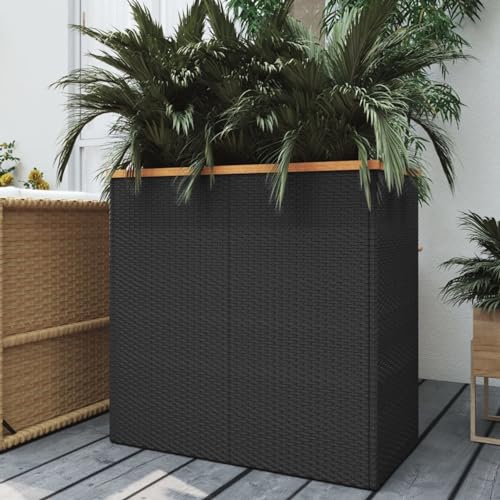 Jardinière d'extérieur en polyrotin durable de haute qualité pour jardin