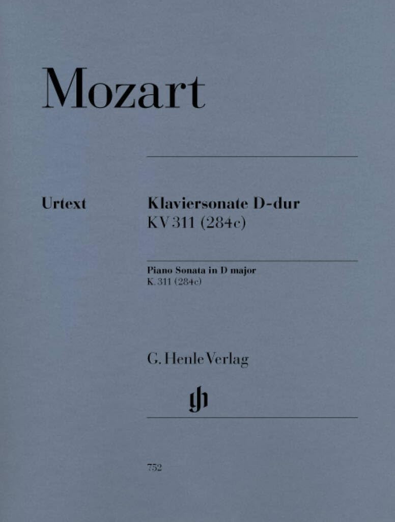 Piano Sonata D major KV 311 (284c) - piano - (HN 752)