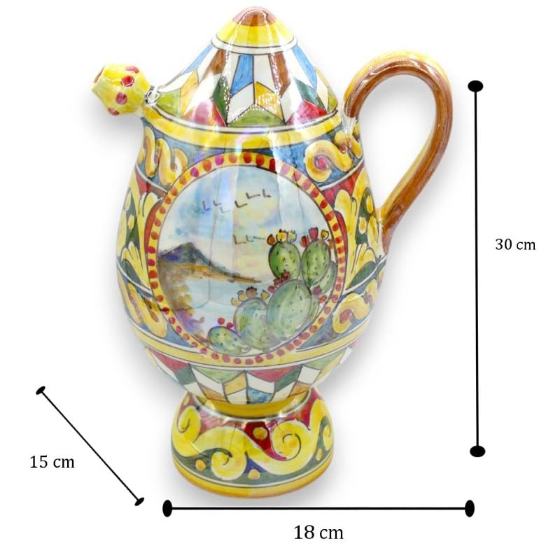 Bouteille d'eau de Caltagirone pour sublimer vos tables d'été au salon