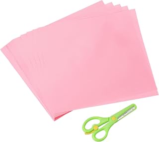 MECCANIXITY 100 Sheets Origami Paper Double Sided Art, Pink, 6x6"