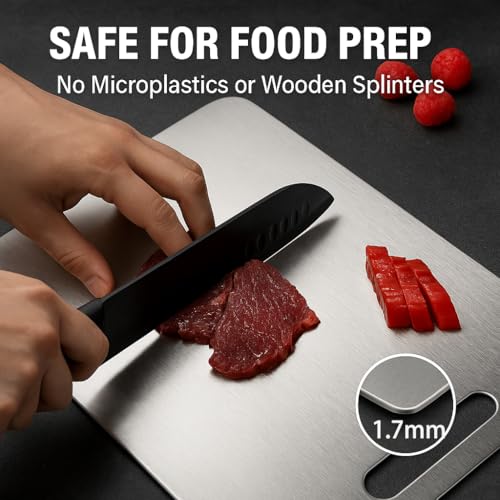 Apex Pure Titanium Cutting Board Set Easy to Clean Kitchen Double-Sided Knife-Friendly (M:1|38 * 9.05in)  
Apex Pure Tit