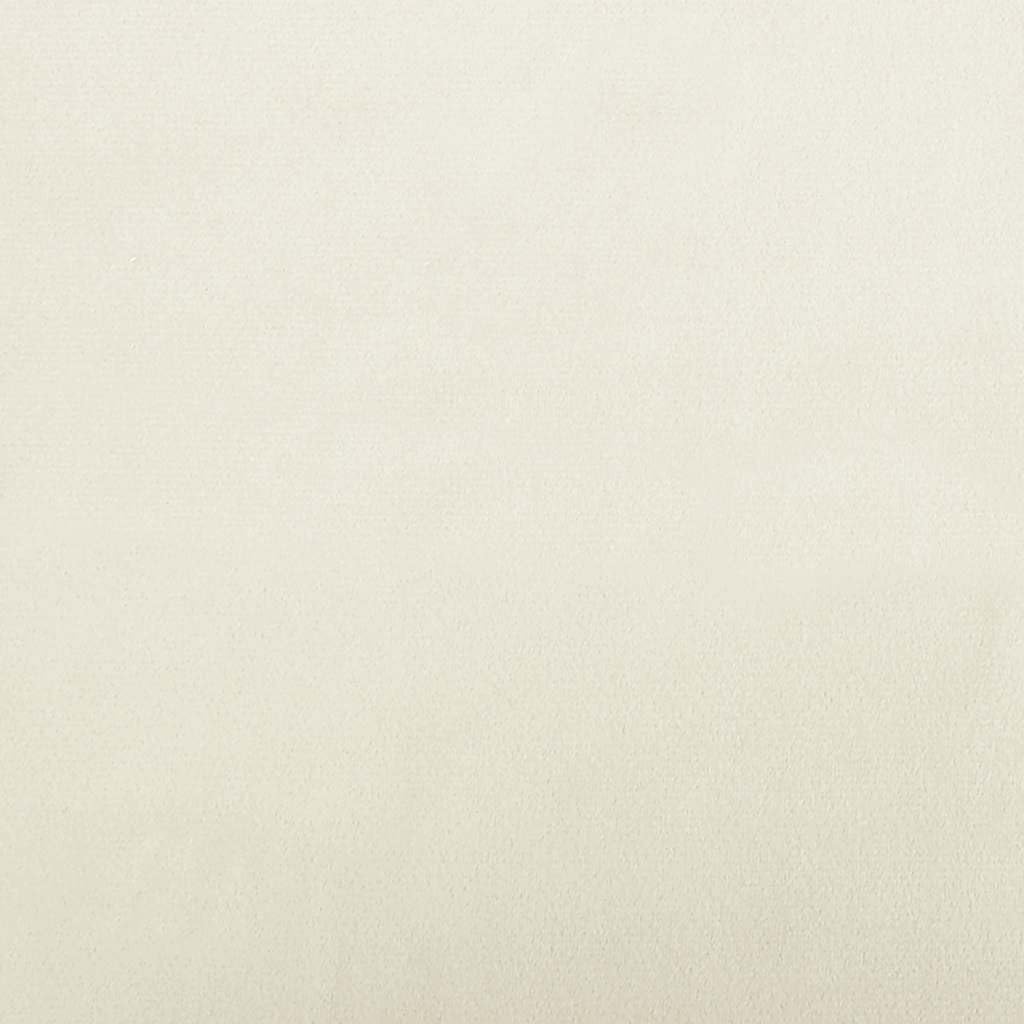 Cuccia per cani in velluto color crema, 60 x 40 x 30 cm, con materasso morbido, cuscino antiscivolo, cestino antigraffio, rimovibile e lavabile, per animali domestici, cuccioli, anziani