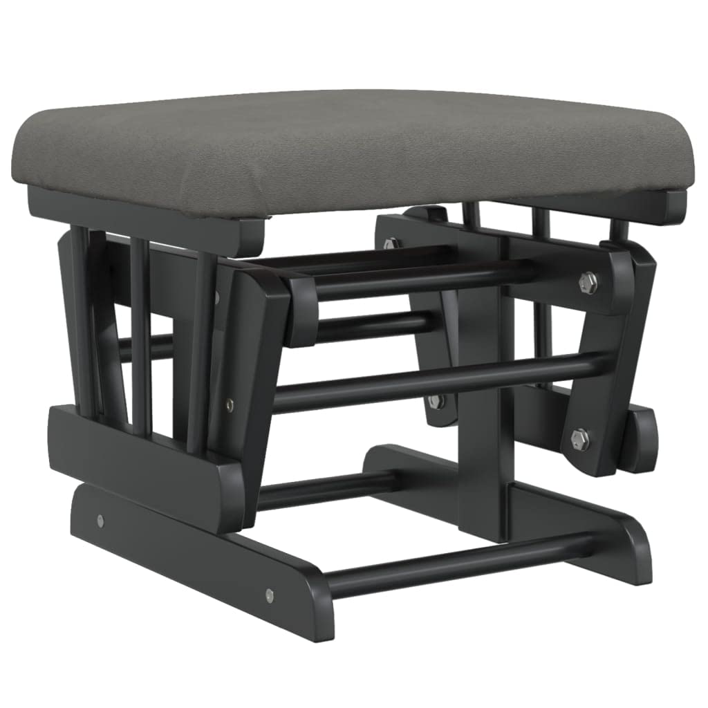 IKAYAA Stillsessel mit Hocker Stillstuhl Schaukelstuhl Wohnzimmer Stillende Sessel Fußhocker Schlafzimmer Schaukelsessel Kinderzimmer Relaxsessel Schaukelstühle mit Armlehnen