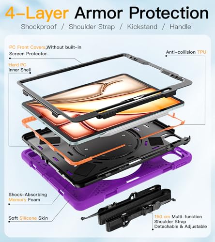 Coque iPad Pro 12.9 antichoc antichute pour le travail nomade - 6