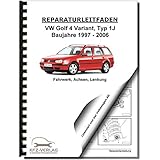  VW Golf 4 Variant 1997-2006 Fahrwerk Achsen Lenkung FWD AWD Reparaturanleitung
