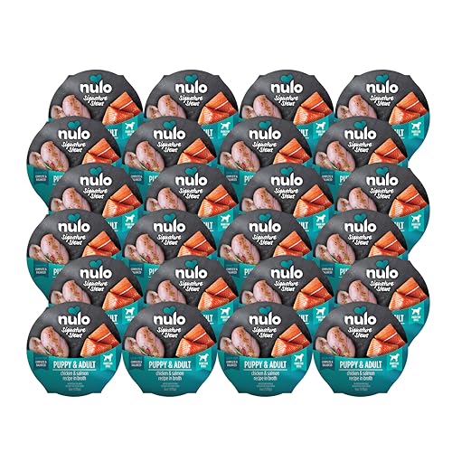 Nulo Dog Signature Stew Chicken & Salmon in Broth, 16 x 6 oz Cup