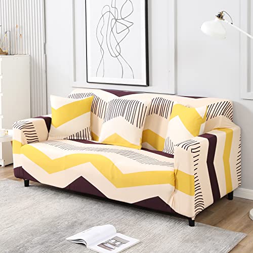 Image of HOKIPO Stretchable Elastic Cover for Sofa 3 Seater (AR-4095-D17)