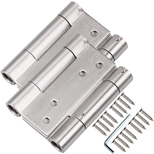 Preisvergleich Produktbild 2 EDELSTAHL Pendeltürbänder H: 100 mm / / mit SoftClosing / / Schwingtür Pendeltürscharnier Türband Scharnier Pendel