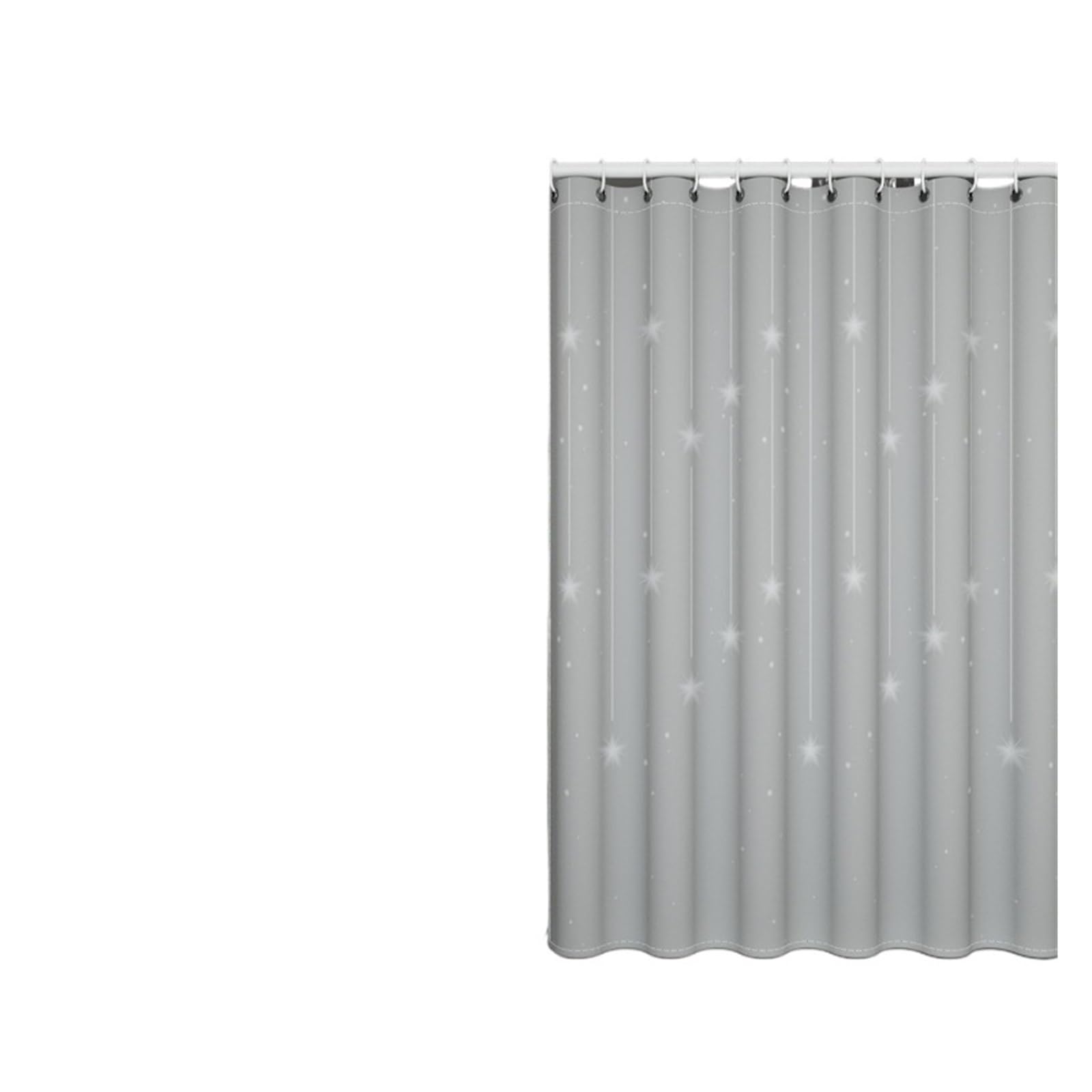Rideau de douche anti moisissure imperméable pour petite salle de bain 80x180