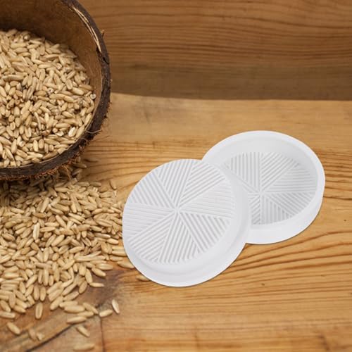 Veemoon Molino Manual para Granos de Arroz, Triturador Compacto Portátil de Plástico, Placa Peladora y Contadora, Herramienta para Molienda Doméstica y Cocina - imagen 5