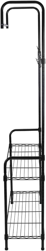 Modern Home Entryway/Mudroom Coat/Hat/Shoe Rack Organizer - Entrance Hall Tree Storage Rack for Jackets, Umbrella, Caps, Backpacks, Scarves and more