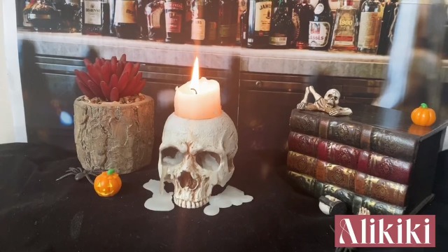 Amazon.com: Skull Candle Holder - Gothic Shed Tears Human Skull