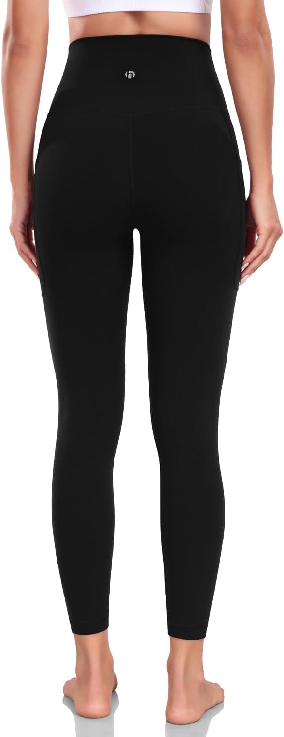 HeyNuts Pro Leggings with Pockets 25'', High Waisted 7/8 Workout Pants - Image 4