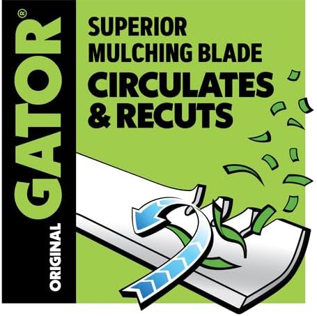 Oregon Riding Lawnmower Gator Blade for 42 in. Deck, Fits Husqvarna and Craftsman, Set of 2 (D-42-2G)