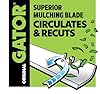 Oregon Riding Lawnmower Gator Blade for 42 in. Deck, Fits Husqvarna and Craftsman, Set of 2 (D-42-2G) #2