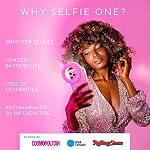 LITTIL Selfie One - Selfie Ring Light pour téléphone rechargeable Clip de lumière pour téléphone portable iPhone, Android, et Caméra portable 3 Modes de lumière réglables