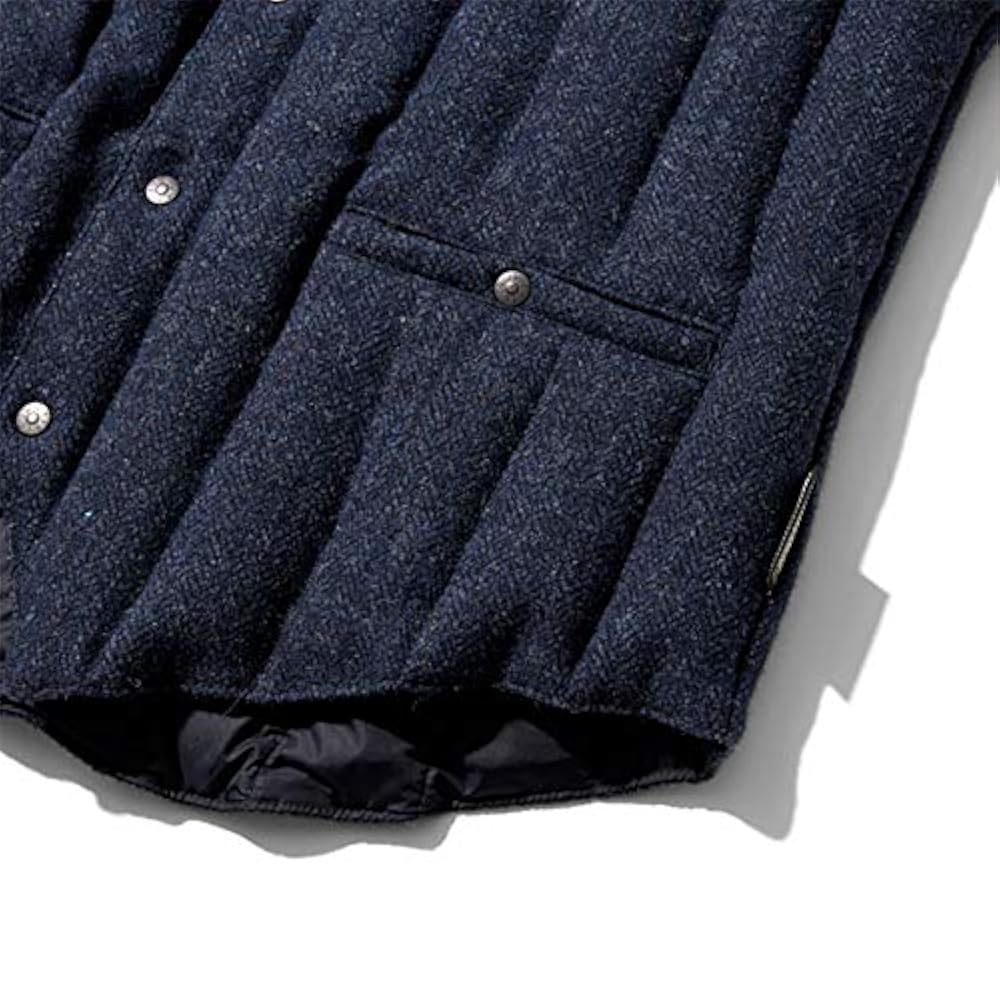 美品　ロッキーマウンテン　ウールフランネル　インナーダウンベスト　ジレ 美品 ロッキーマウンテン ウールフランネル インナーダウン