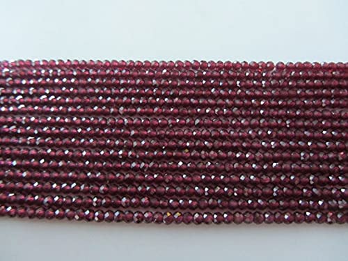 Garnet 2.75mm rondelles de grenat naturel pour embellir vos ateliers créatifs et bijoux d'été