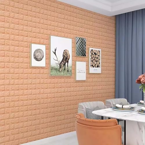 Panneaux muraux 3D brique pour rénover un mur abîmé sans travaux - 3