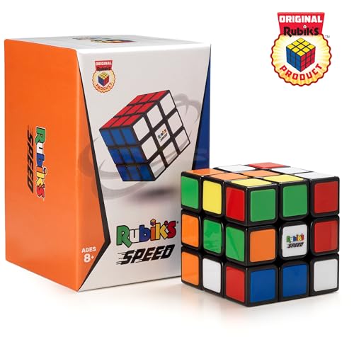 Image of Rubik's Cube, 3x3 Magnetic Speed Cube, Problem-Solving Brain Teaser, Classic Color-Matching Puzzle, Fidget Toy, Sensory Puzzle for Adults, Teens, Kids, for Ages 8 & Up