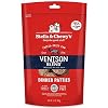 Stella Chewys Freeze Dried Raw Dinner Patties–Grain Free Dog Food Protein Rich Venison Blend Recipe–55 oz Bag