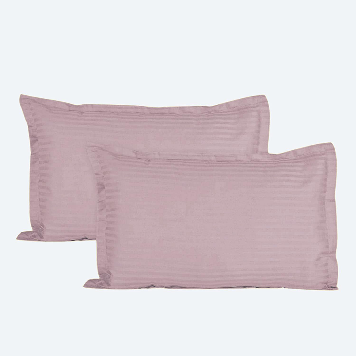 Satin Stripe Pillow Covers - 20x30 Inch Cotton -30