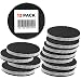 "SlipToGrip" NON SLIP Furniture Pad Grippers - Large 3" Furniture Grippers - Stop Furniture Slide - 12 Pack - Round Floor Pads - 3/8" Heavy Duty Felt Core.
