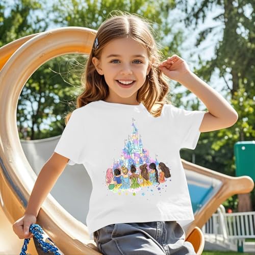 Image of Magical Shirt for Girl: Magic Kingdom Prinecess Tshirt Princess Shirts Youth Girls Cute Family Vacation Trip Tee