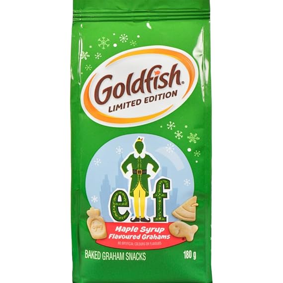 Goldfish Elf Maple Syrup Flavored Graham Crackers Limited