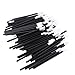KOLIGHT® Disposable Cosmetic Lip Brush Lipstick Gloss Wands Applicator Makeup Tools (1000pcs, Black)