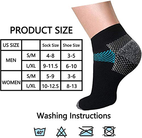 Actinput Compression Socks Plantar Fasciitis For Women Men - 8-15 Mmhg Best For Athletic,Support,Flight Travel,Nurses,Hiking #TOP4