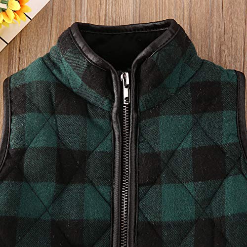 Image of Toddler Baby Girl Boys Sleeveless Fleece Plush Vest Sherpa Waistcoat