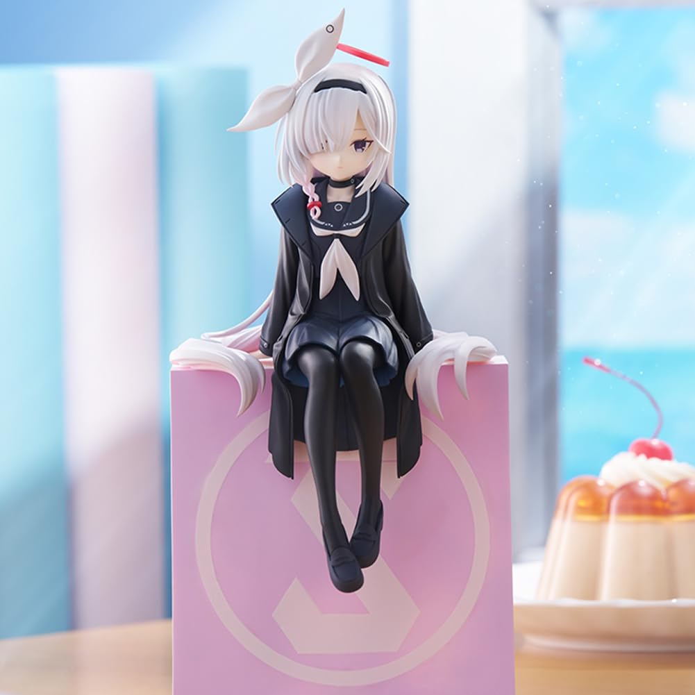 DEXSHUN 2 figurki anime siedzące Arona-can/Plana-can Cute Game Postać, model PCW, anime, statuetka kolekcjonerska, dekoracja, prezent 13 cm