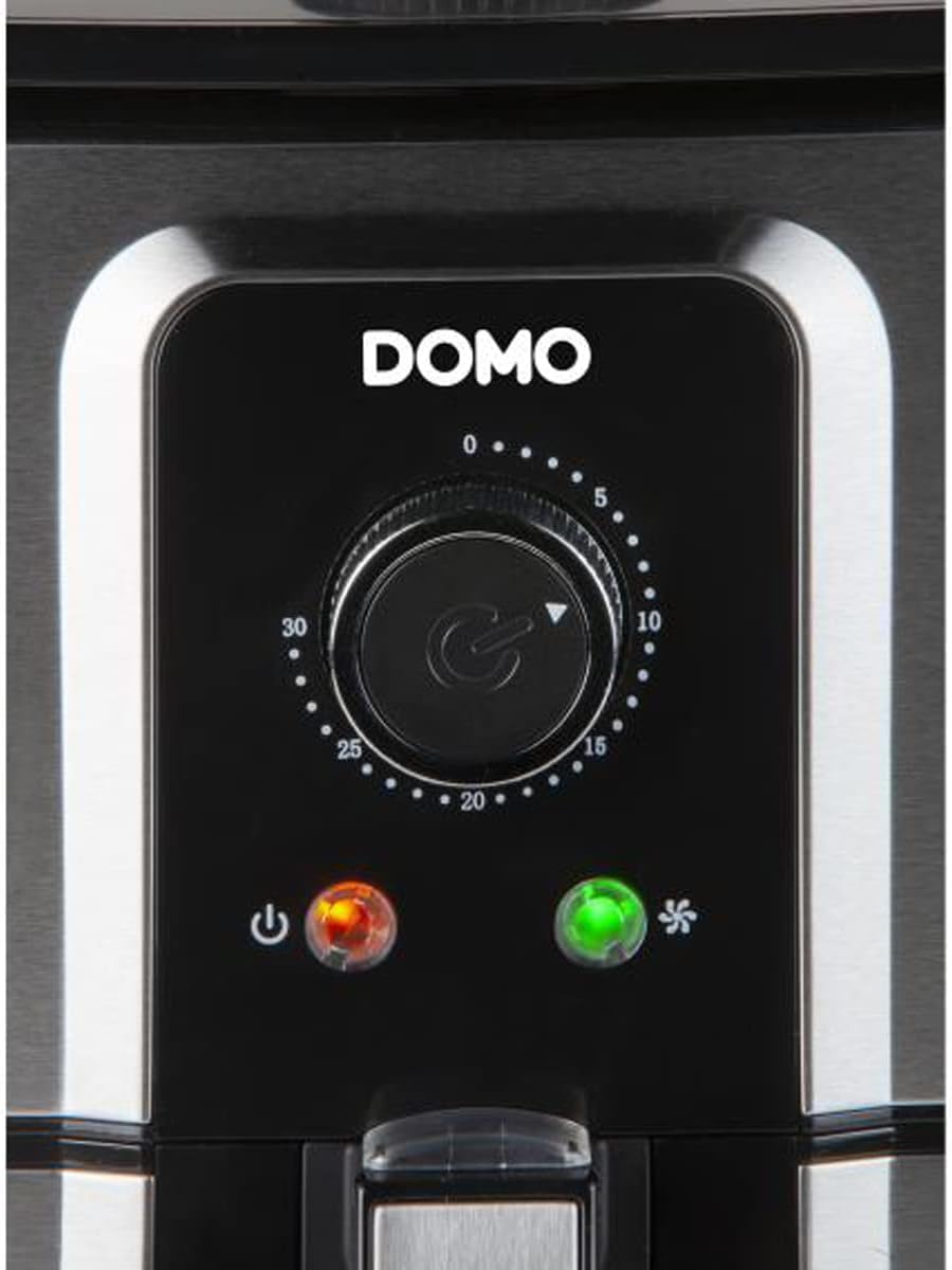 DOMO DO536FR Friggitrice ad aria calda Custodia Cool-Touch, Protezione da surriscaldamento, Funzione timer, Spia lumino DOMO DO536FR Friggitrice ad aria calda Custodia Cool-Touch, Protezione da surriscaldamento, Funzione timer, Spia lumino