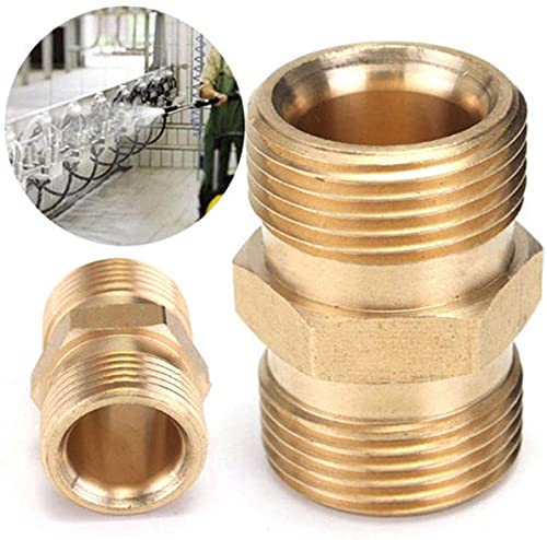 CAZAR M22 Male Brass Connector for Extension of Washer Hose Pipe Hose Extender Compatible with Ballorex, Gaocheng, JPT, StarQ (3) (B094ZZSJ7K) Amazon Price History, Amazon Price Tracker