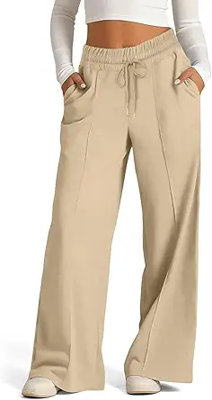 Wide Leg Sweatpants Women High Waisted Baggy Joggers Loose Fit Athletic Sweatpants Soft Lightweight Joggers 2025