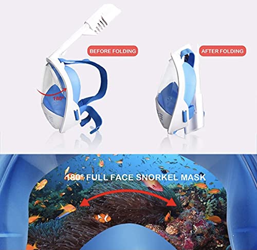 Máscara de buceo anti niebla impermeable para adultos equipo de natación M/L 4