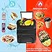 SEEHONOR Insulated Lunch Bag, 18L Leakproof Reusable Large Capacity Bag with Adjustable Strap, Three Deck Lunch Box for Office Camping Hiking Outdoor Picnic Beach