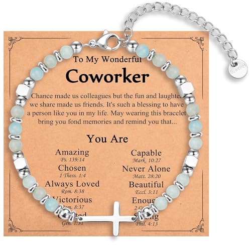 Image of Religious Cross Bracelet for Women Girls, Christian Gifts for Daughter Granddaughter Sister in Christ Friend Niece on Birthday Christmas Easter Valentines Day Graduation