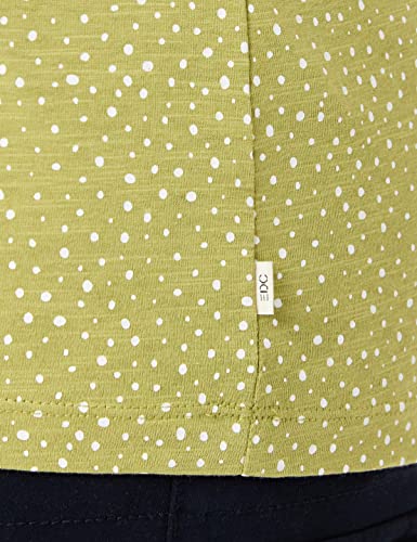 Edc by ESPRIT 991CC1K313, Maglietta Donna, Verde