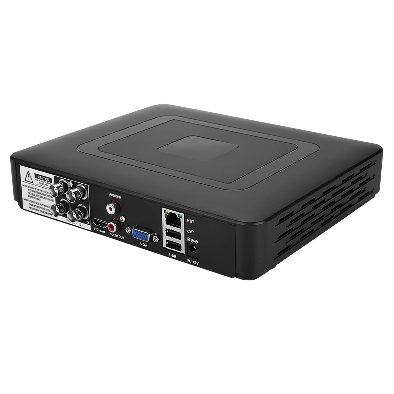 4-Kanal 4-Kanal-Sicherheits-CCTV AHd CVI/TVI/DVr NVR 5-in-1-Echtzeit-Videorecorder 100-240 V (100–240 V europäischer Standard)