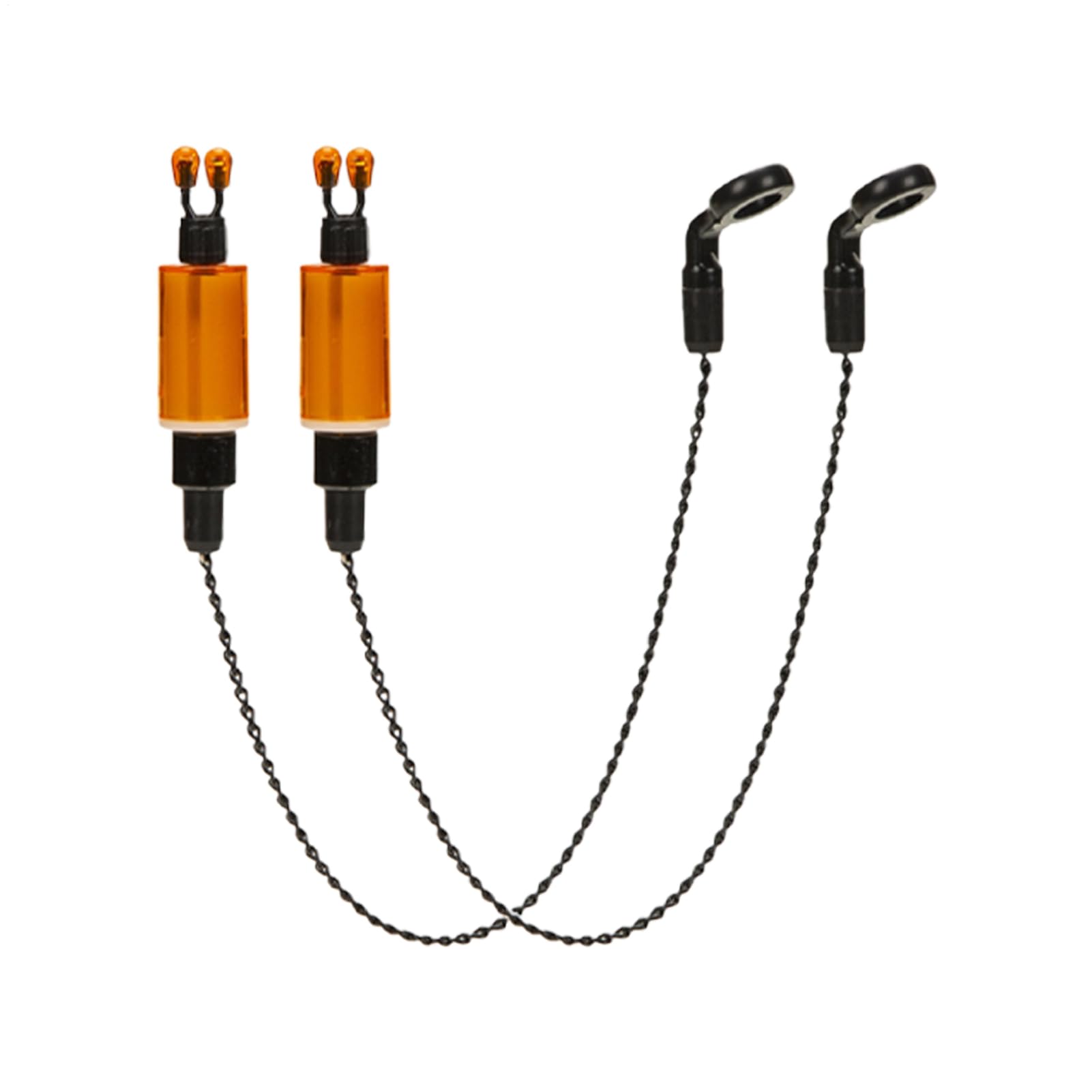 Bobbins Carp Fishing, 2pcs Fishing Bobbins, Bite Alarm Chain, Bite Indicators for Carp Fishing Swingers, Practical Night Fishing Accessories for Beginners