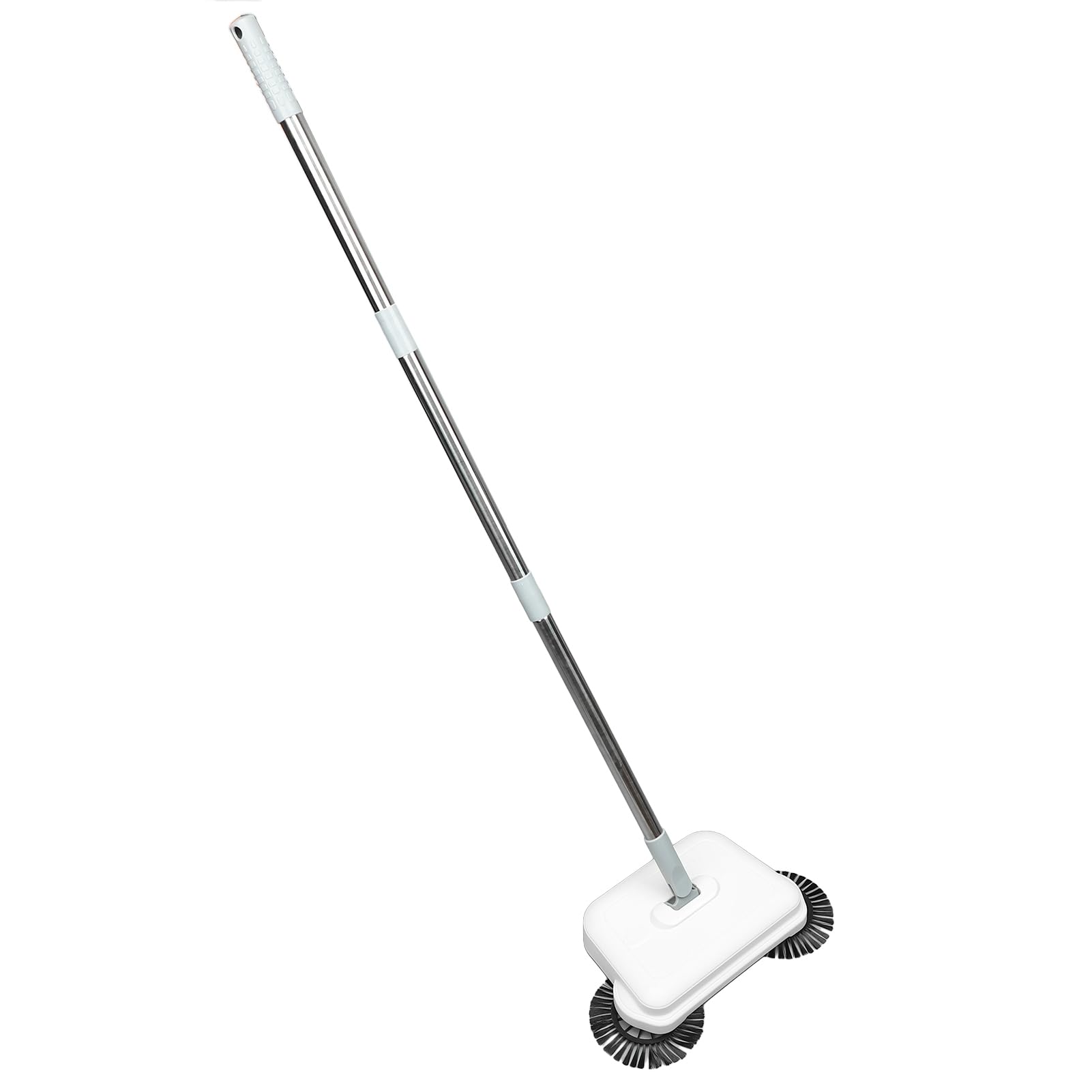 Mumusuki Spazzatrice per Casa e Ufficio, Spazzatrice Manuale Rotante a 360 Gradi con Spinta Manuale, Scopa Manuale Silenziosa per Pavimenti in Piastrelle di Legno