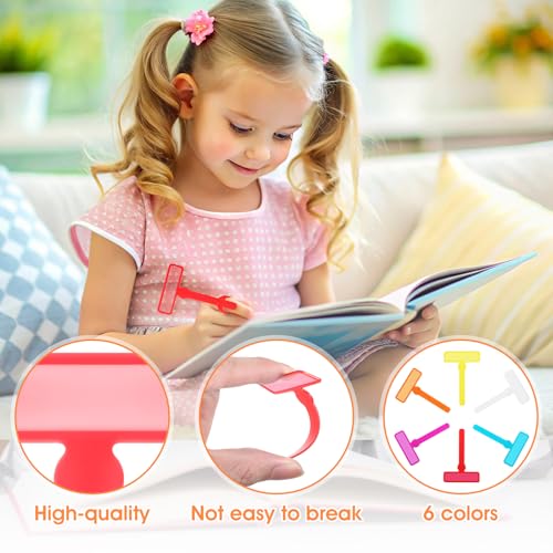 image for Tyqour 12pcs Dyslexia Tools for Kids Highlighter for Reading Trackers 
