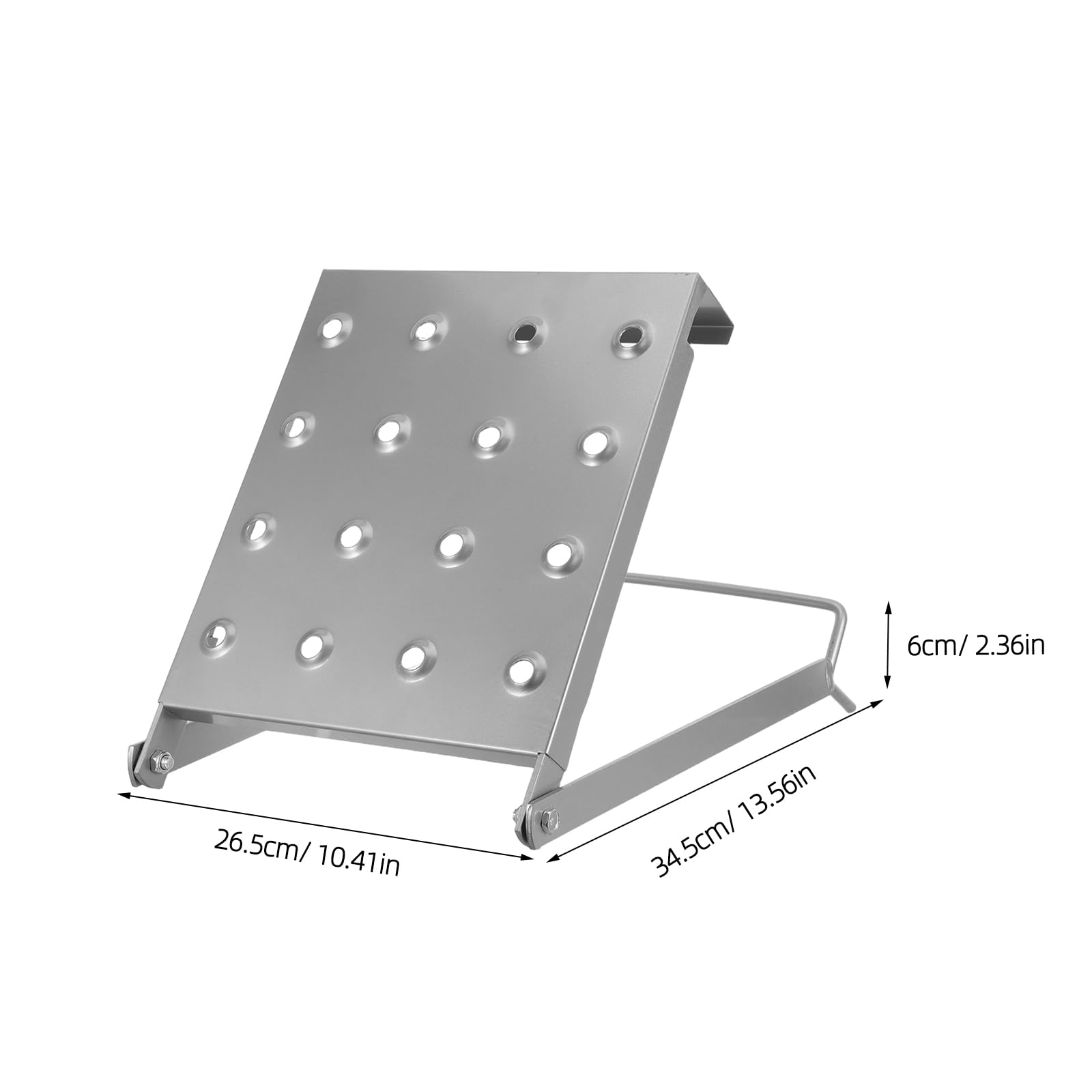 Accesorio de Plataforma Anslizante para Escalera Exteble de Hierro Resistente Estante Plegable Multiusos para Herientas Soporte AAdjustable para Bricolaje y