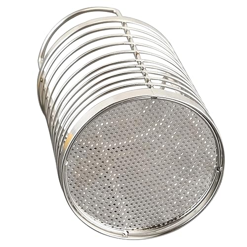 Cabilock Stainless Steel Chopstick Holder Rotating Cutlery Organizer for Kitchen Utensils Utensil Holder with Easy Drainage Keeps Cooking Tools Tidy and Dry