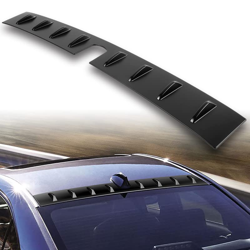 Amazon.com: HYPERSPEED ABS Shark Fin Rear Roof Vortex Visor